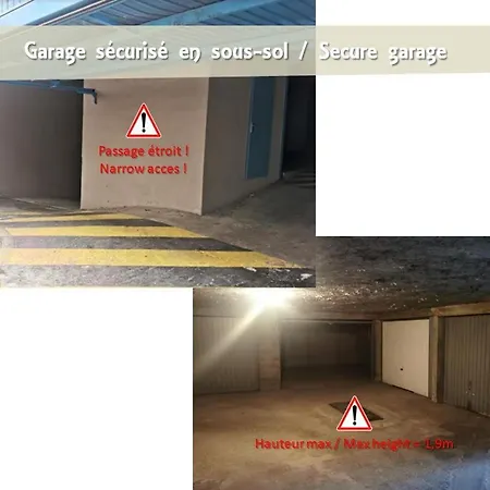 Le 62 - Spacieux T2 - Garage Gratuit, Jardin, Tram Apartamento *