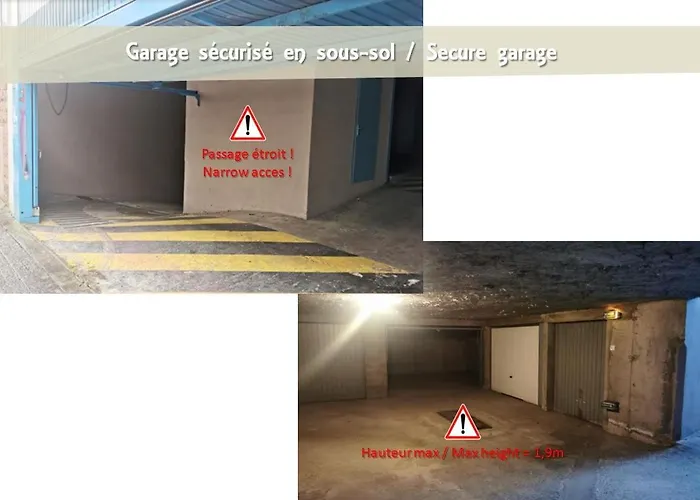Le 62 - Spacieux T2 - Garage Gratuit, Jardin, Tram Apartamento *